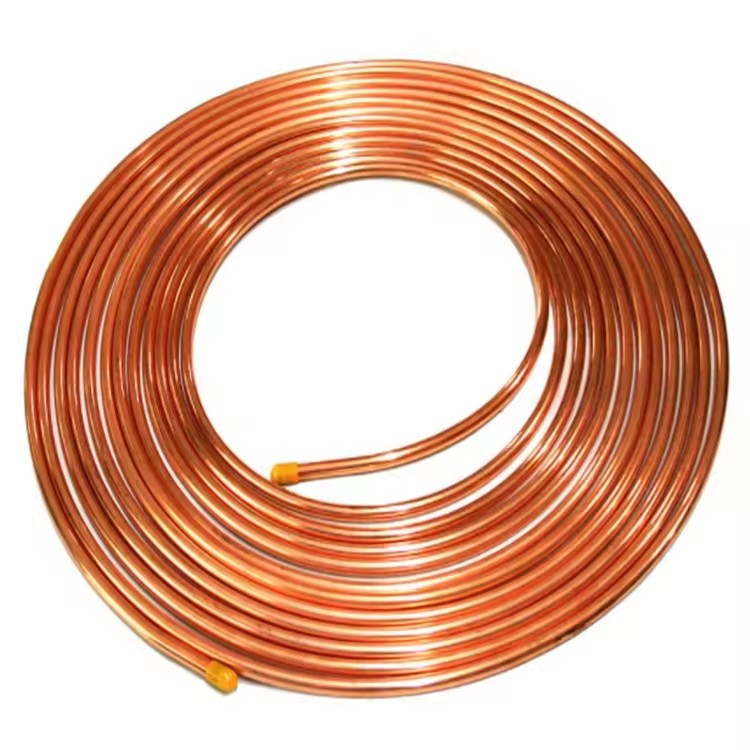 C17500 C17510 C18700 Red Pure Pancake Coil Copper Pipe/Tube Manufacturers Ensure Quality Wholesale Price with Welding Cutting and Bending Processing Services