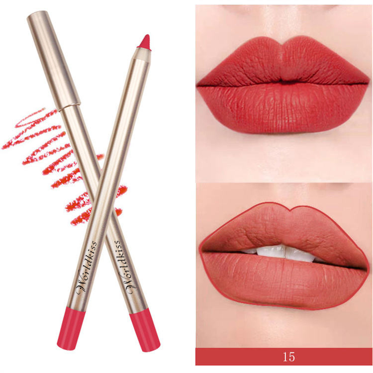 2025 New Vegan Waterproof Custom Private Label Brand Logo Lipliner Pencil