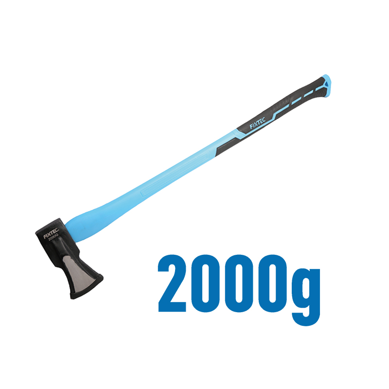 Fixtec High Quality 900mm Wood Cutting Camping Hatchet Splitting Axe 2000g