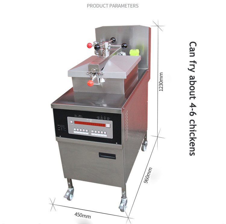 Gas or Electric Commercial Kitchen Mechanical Panel Pressure Cooker Deep Fryer