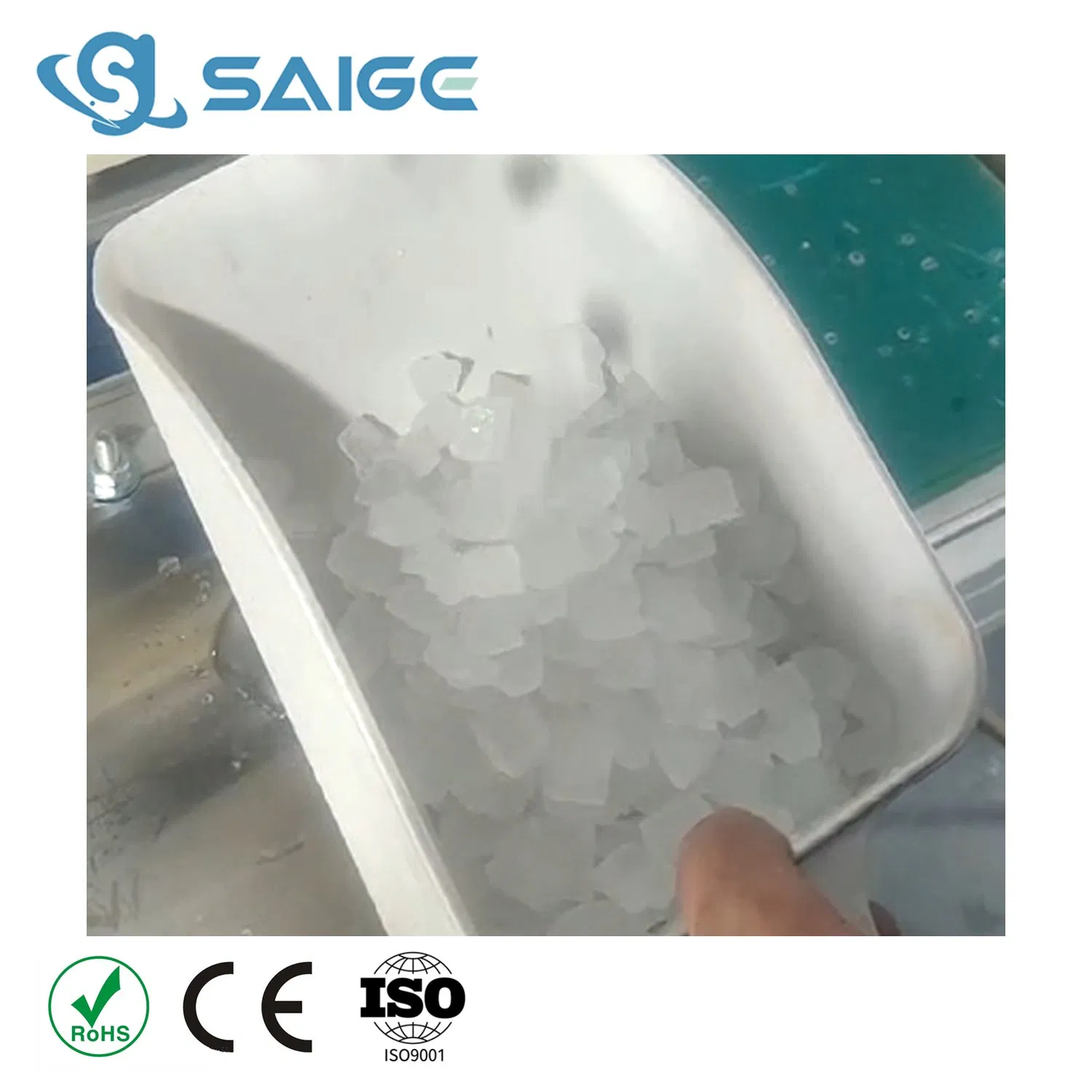 Saige Sg-210b 100kg Per Day Premium Automatic Ice Vending Machine Ice Dispenser Machine Granular Ice Maker Machine Ice Machine Ice Maker Ice Making Machine