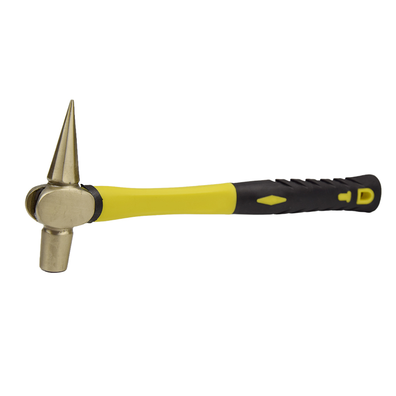 2052 Non-Sparking Testing Hammer with Ergonomic Grip Design, Aluminum Bronze Hammer