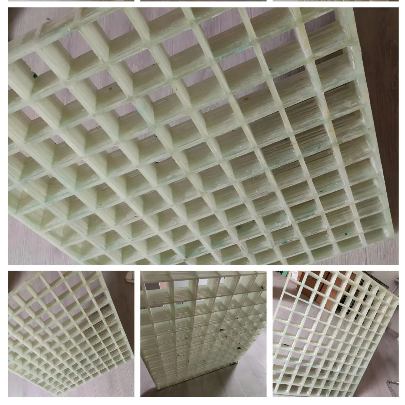 High Strength FRP Grating Corrosion Resistant High-Temperature Resistant Glass Fiber Grating