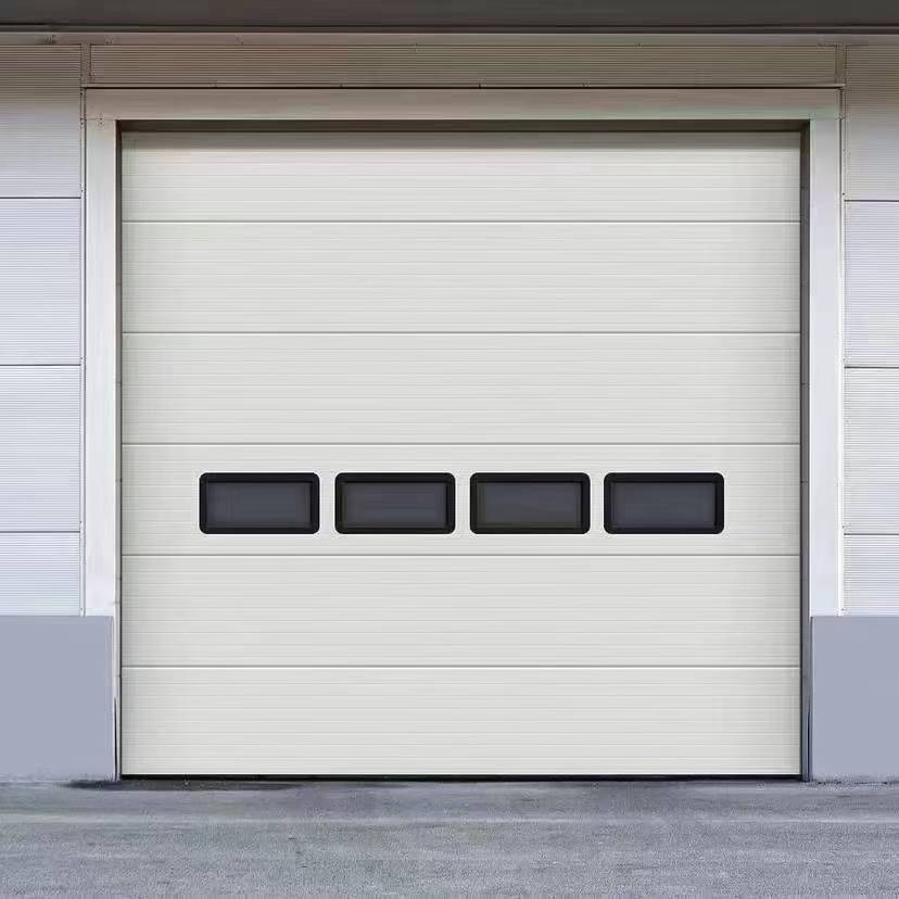 Automatic Steel Aluminum Sectional Door Garage Door Manufacturer Large Quantity Discount