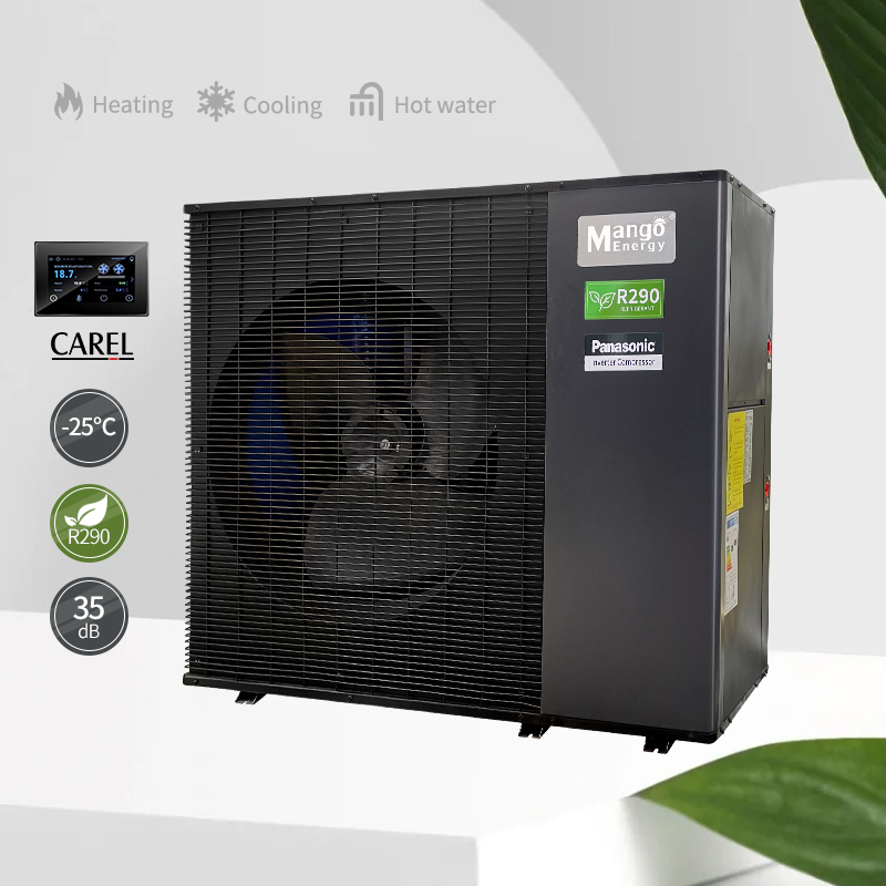 Air to Water Heat Pump Water Heater R290 High Temp. 75c Low Noise