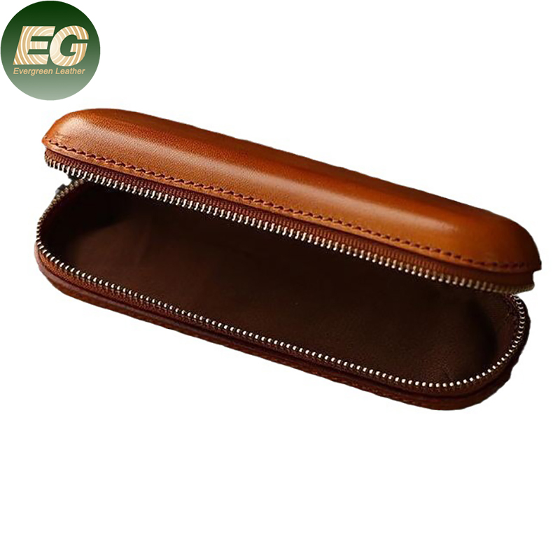 Ea341 High Quality Customized Unique Spectacle Bag Leather Portable Sunglasses Cases Custom Logo for Eyeglasses Hard Shell Zipper Eye Glasses Case