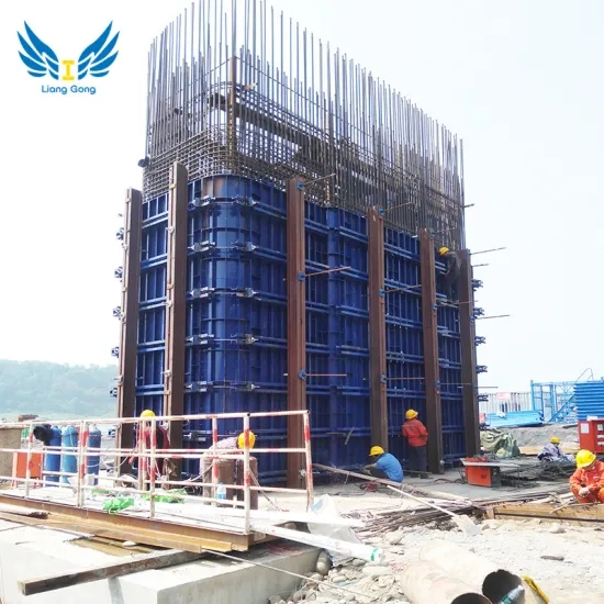 Lianggong Reusable Precast Steel Formwork for Bridge Wall Concrete Construction