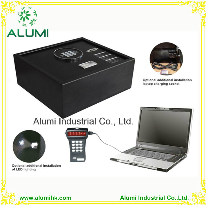 Top Open Room Safe Box with LCD Display for Hotel 15-Inch Notebook