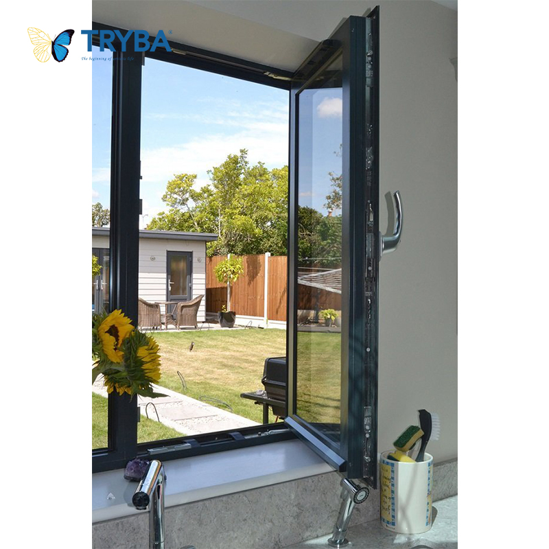 High-End As2047 Australia Standard Low U Factor 0.8W Aluminum Awning Metal Window Awning/Casement/Tilt and Turn Window Passive House