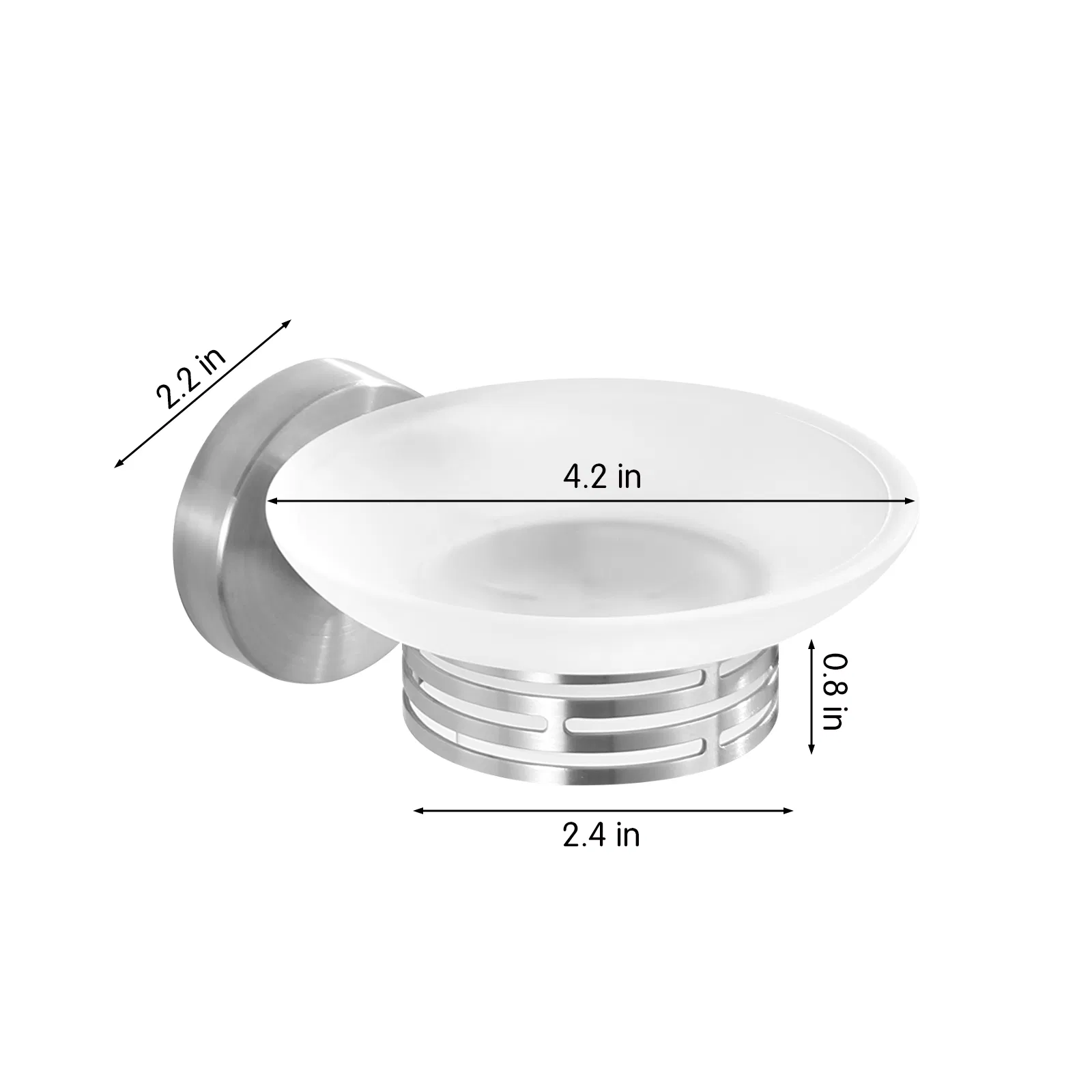 304 Stainless Steel Wall-Mounted Toothbrush Tumbler Holder Rust-Proof Single/Double Cup Rack for Modern Bathroom Organization
