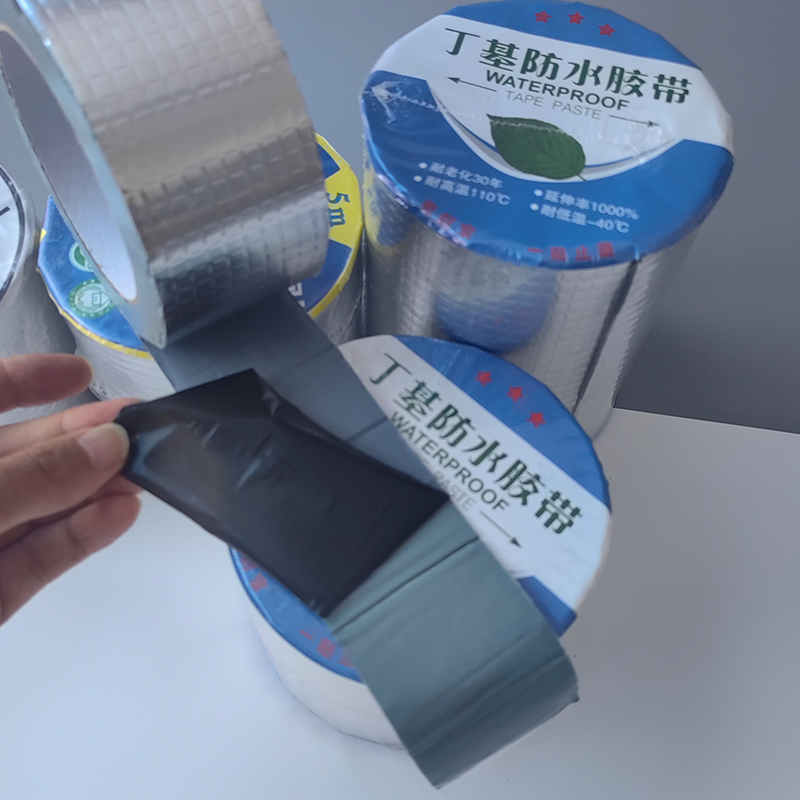 Roof Easy Operation Technology Building and Outdoor Leakage Tape /Roofing, Underground and Structural Construction Promotional OEM Wholesale Price Silver Water