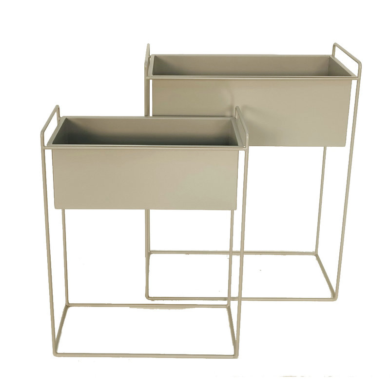 Metal Flower Pot for Home Deco Plants and Decoració N Casera