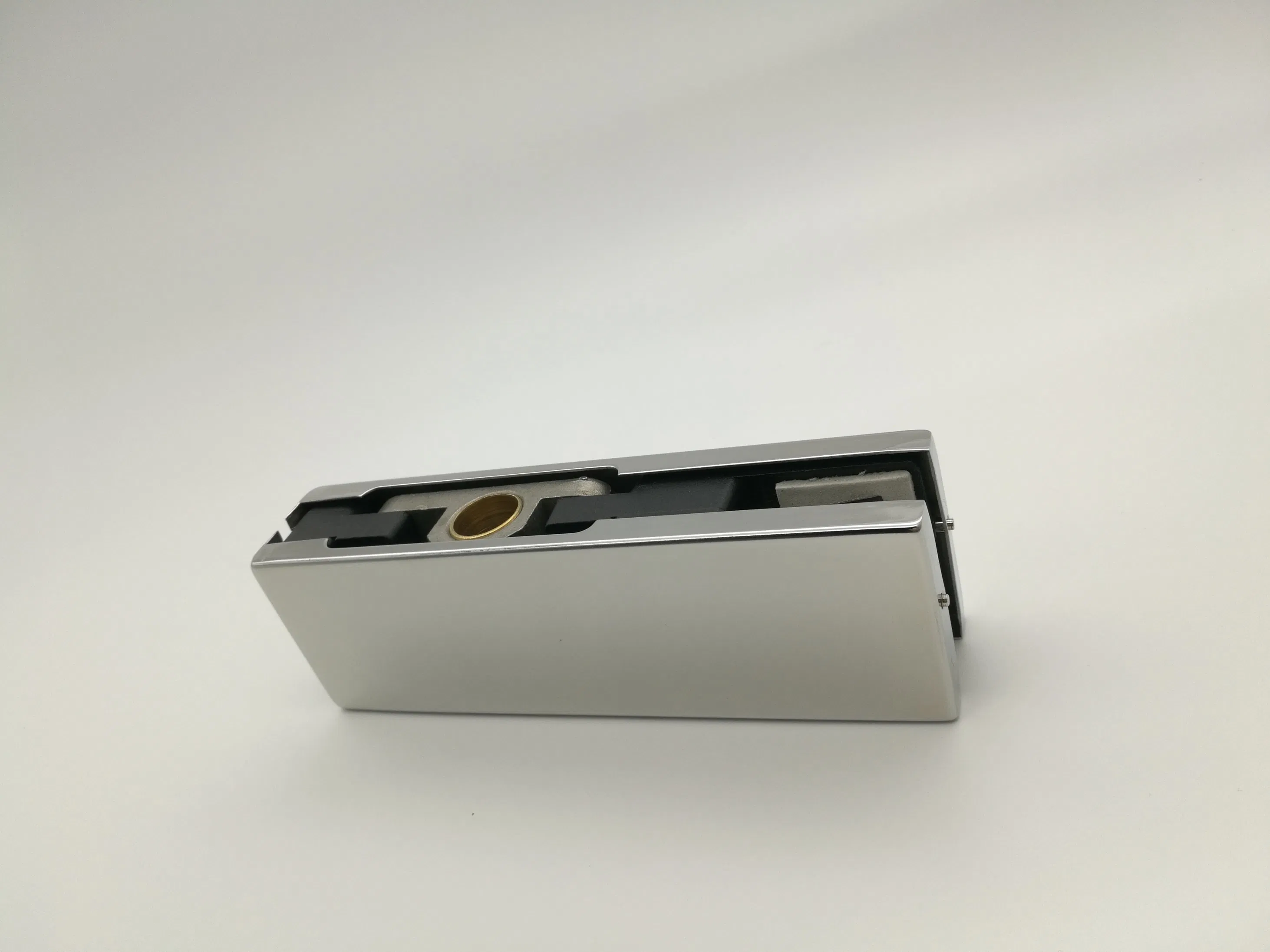 Glass Door Tempered Glass Brass Ring Top Patch Fitting