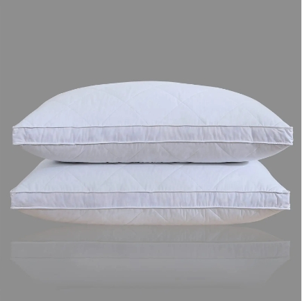 Wholesale 5 Star Luxury Hilton Hotel Quality Fluffy Cotton Fiber Down Soft Filling Bed Pillow for Sleep