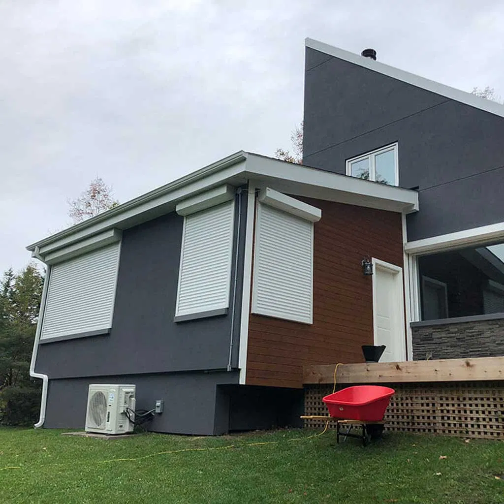 Internal Louvre Security Residential Plantation Down Roll Window Shutters for Hurricane