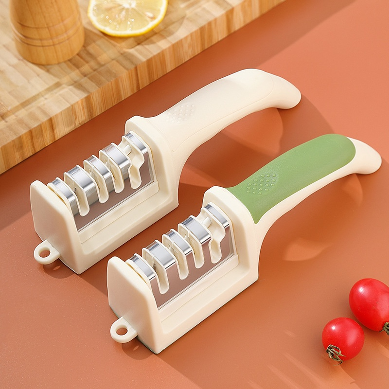 New 4 in 1 Household Knife Sharpener Creative Manual Fast Sharpening Knife Scissors Tool Knife Sharpener