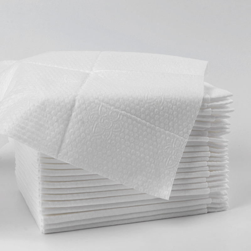 China Wholesale Paper-Drawn Cotton Non-Woven Disposable Face Towel
