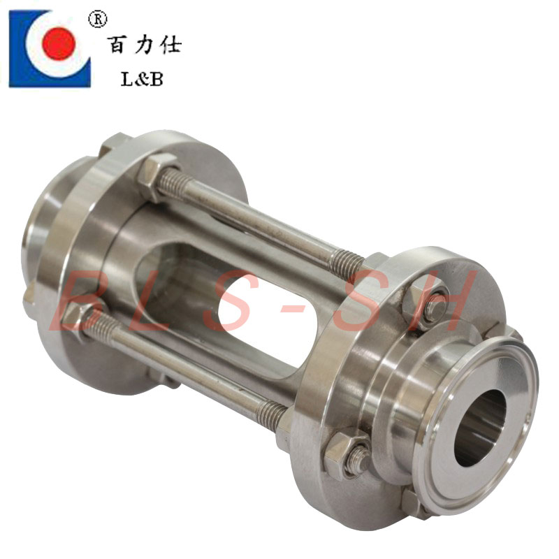 Food Grade Stainless Steel Inline Pipe Sight Glass