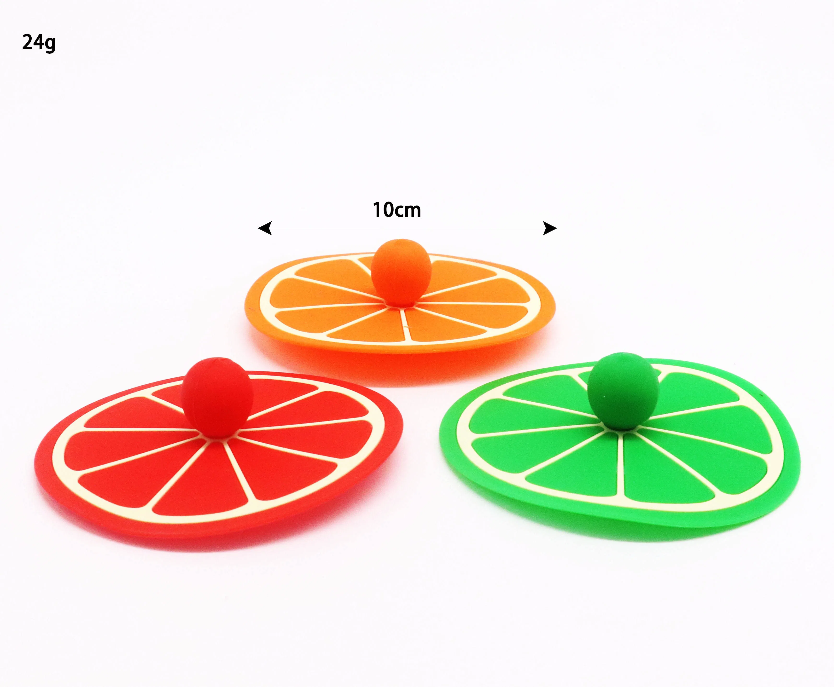 4 Inch Colourful Silicone Coffee and Tea Cup Cover Lids