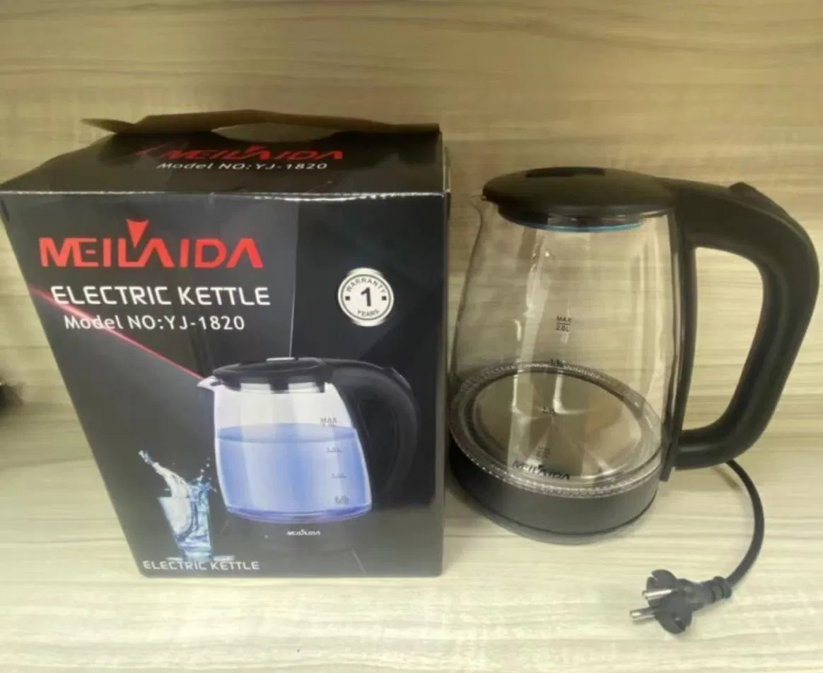 Glass Kettle Electrical Kettle Water Kettle LED Kettle with Light Kettle LED Light Kettle Electric Water Kettle with LED Light Change Wholesale Price Kettle