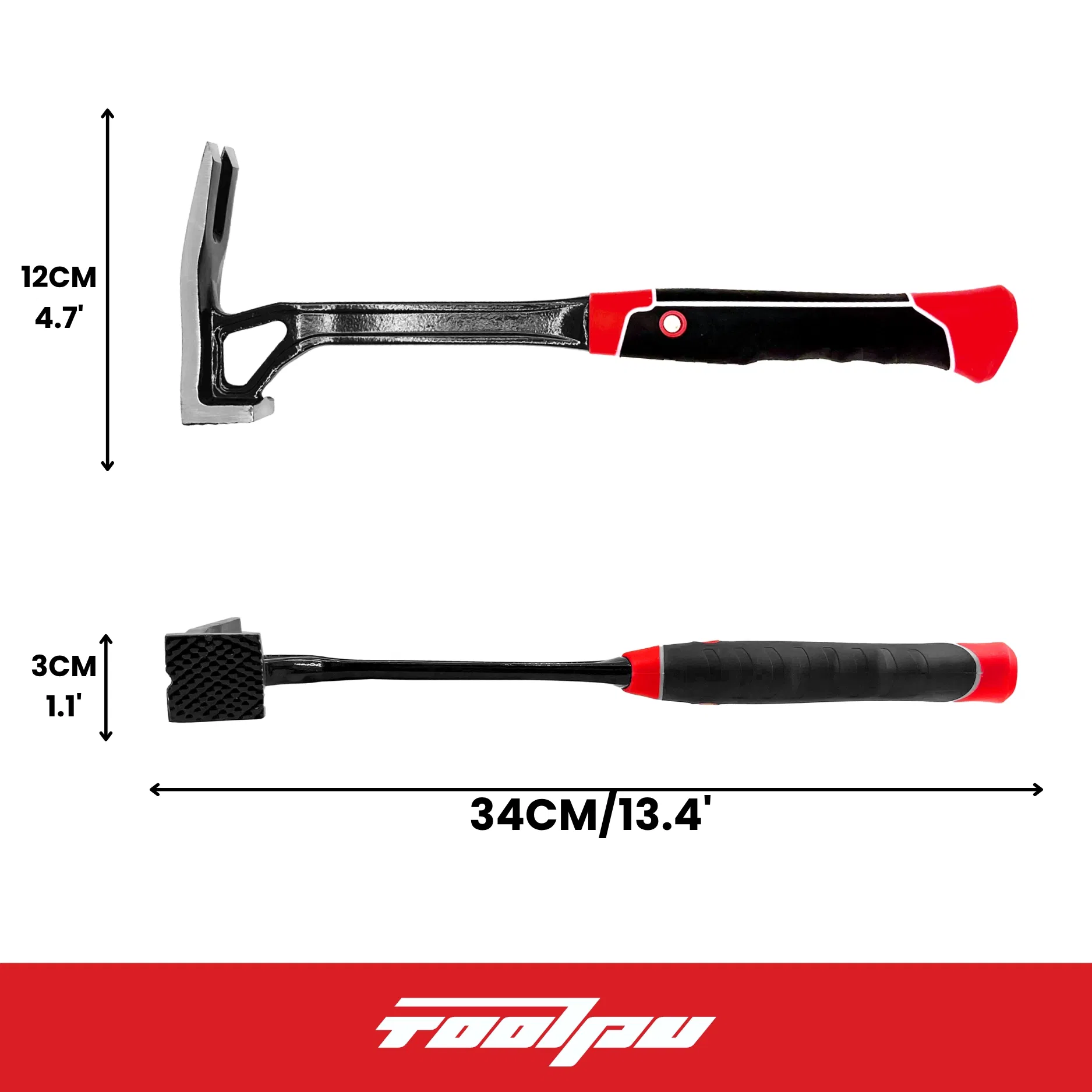 Polished One-Piece Forged Adze