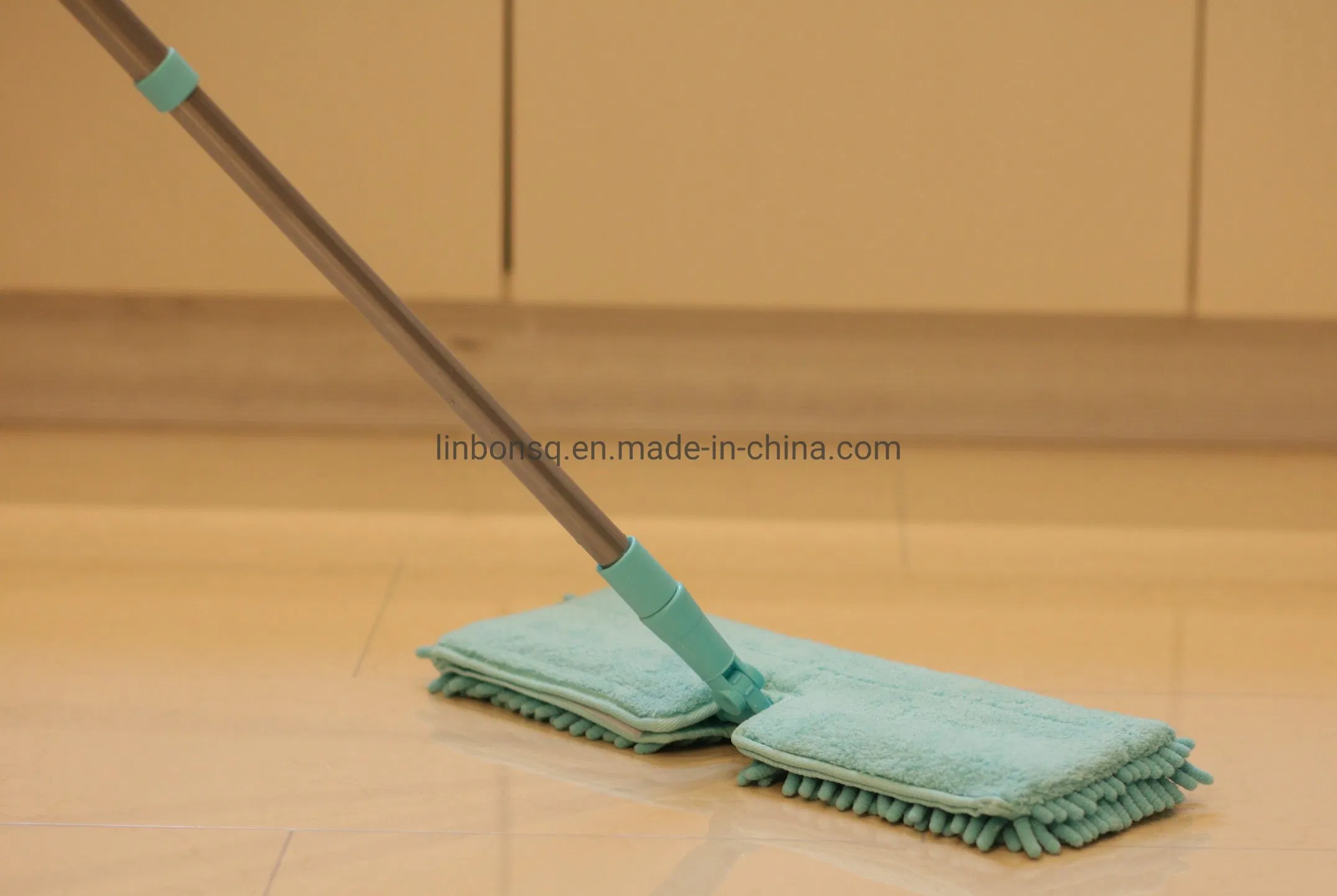 Telescopic Chenille Microfiber Double Sides Flat Mop for Easy Cleaning