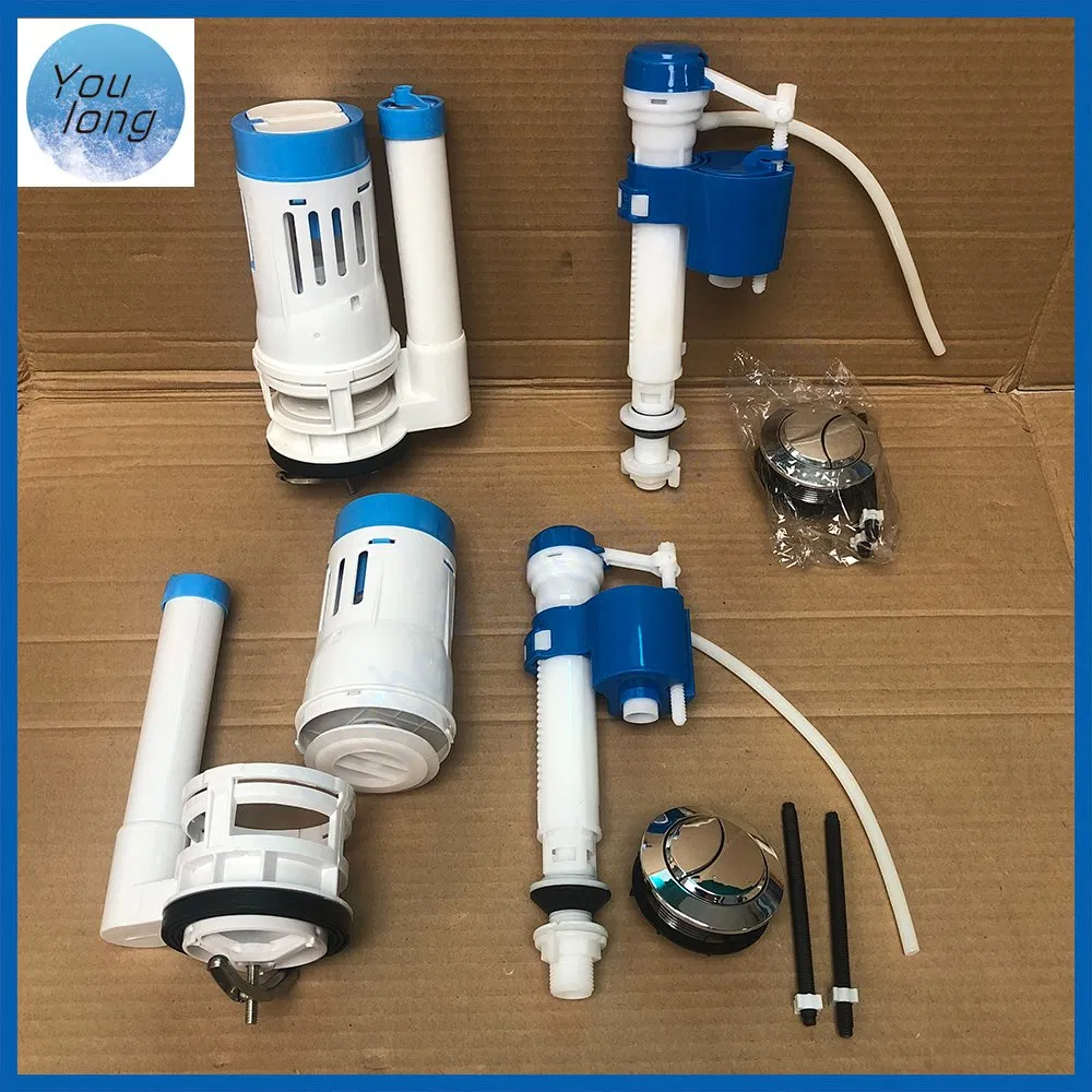 Bathroom Toilet Tank Fittings Water-Saving Dual Flush Valve for Wc Toilet