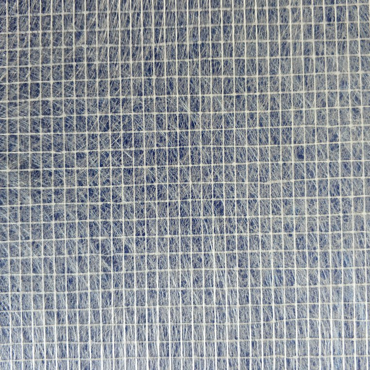 Glass Fiber Tissue + Mesh, Fiberglass Tissue with Fiberglass Mesh for PVC Floor