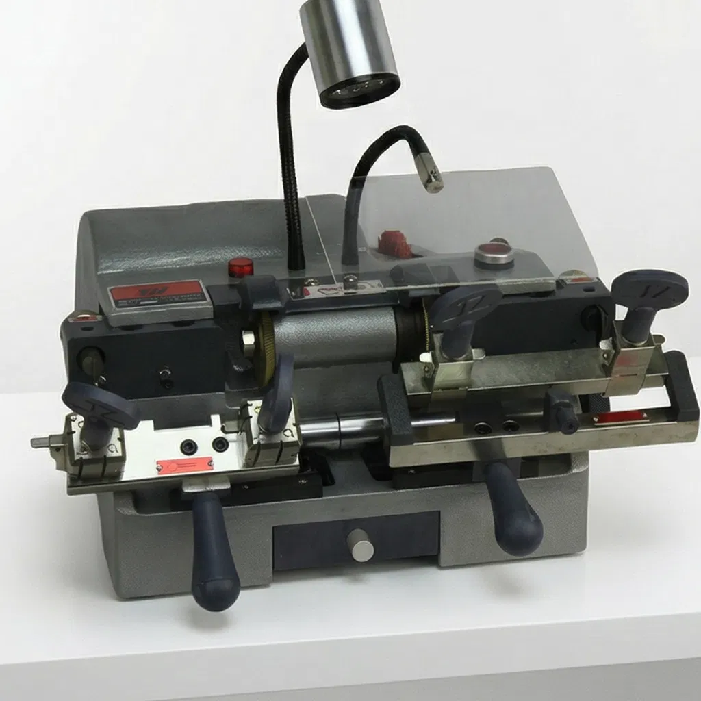 Jingzhun 301dgs Horizontal Key Cutting Machine 110V/220V Key Duplicator for Locksmith (GREY)