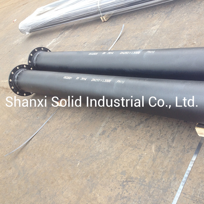 ISO2531 Ductile Cast Iron Double Flanged Pipe with Weld Flange