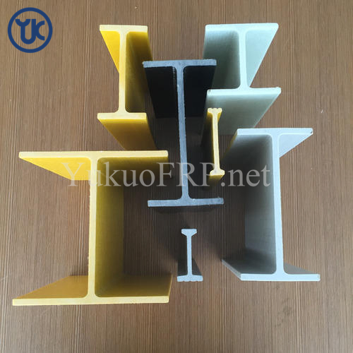 Spare Customizable Pultrusion FRP Fiberglass I-Beam for 35mm, 15mm, 5mm Thickness