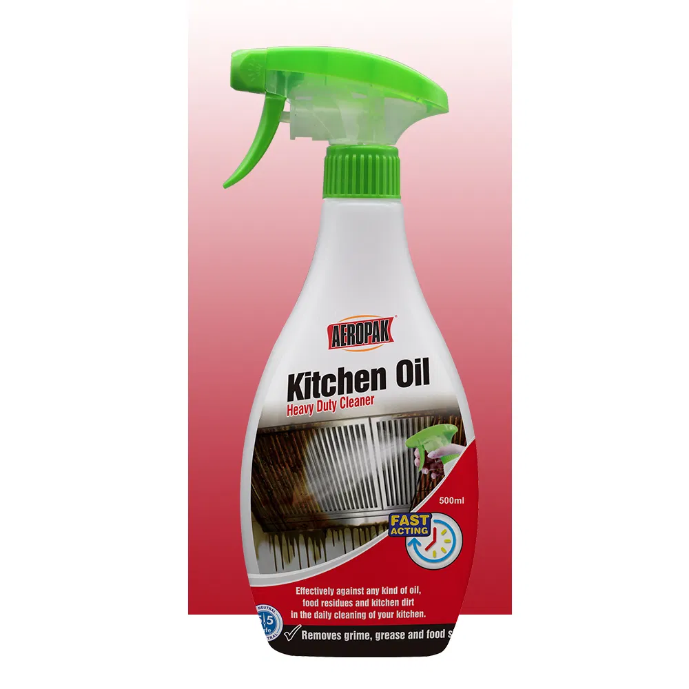 500ml Kitchen Degreaser in Spray Shape Disposable Grease Remover Detergent Liquid Oil Stain Cleaner