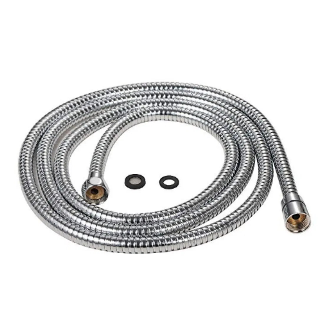 Shower Hose with Brass Fittings Chromed Handheld Shower Head Hose