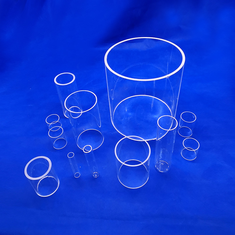 Factory Customized Quartz Glass Tube Transparent Heat Resistant Glass Tube