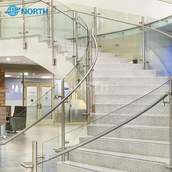 Railing Glass Baluster, Balustrade Railing Glass, Stair Glass Railing Prices, Glass Stair Railing