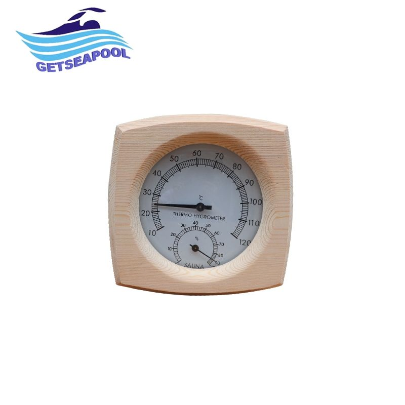 Wooden Thermometer Hygrometer Sauna Thermo-Hygrometer Factory Price