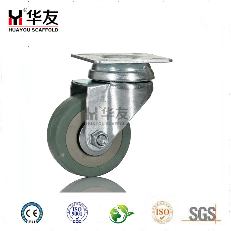 6 Inch Swivel Heavy Duty Locking Solid Nylon Industrial Caster Wheels