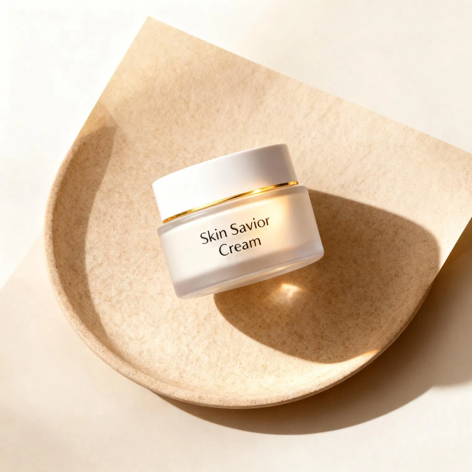 Calming and Protective Vitamin C Face Cream with Blue Copper Peptide for Acne Prone Skin and Bulk Production