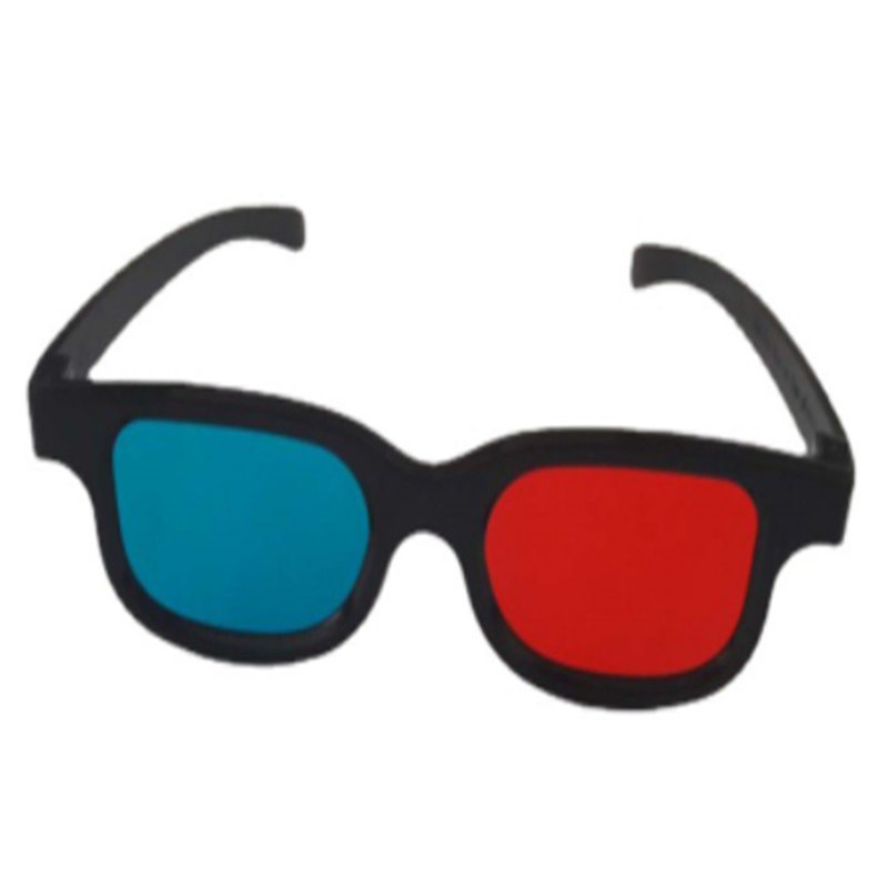 Customize Your Logo Adults 3D Red Blue Lens Plastic 3D Glasses