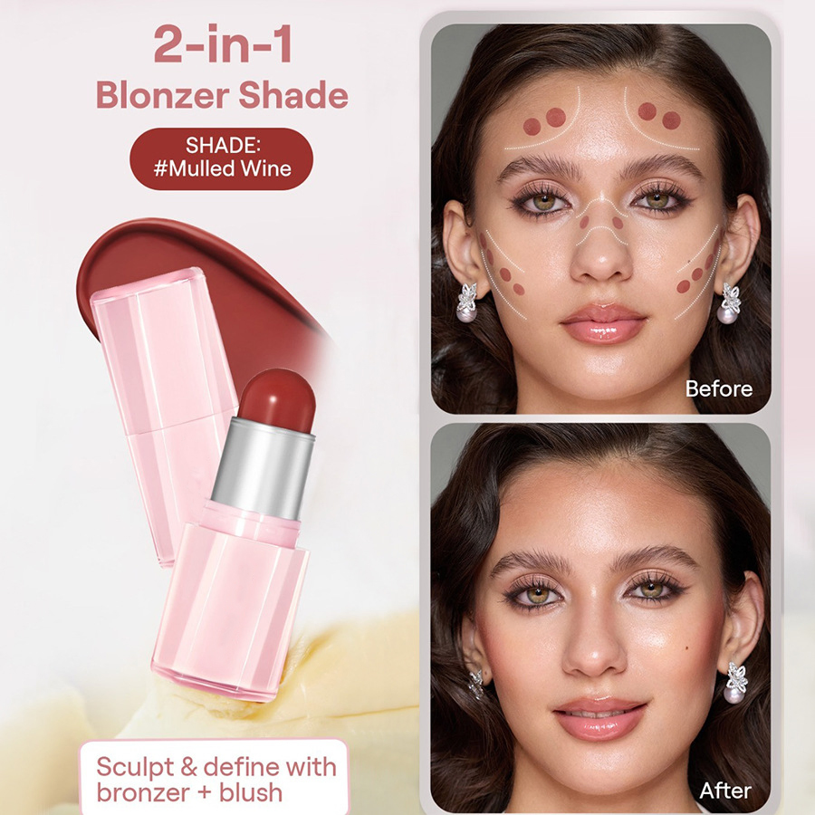Creamy Blush Stick Private Label Vegan Custom Logo Blusher