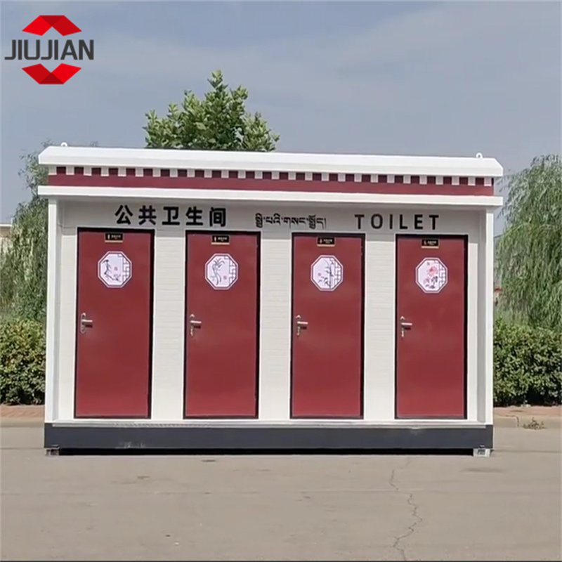 Modern Customized Public Mobile Multiple Container Portable Toilet for Scenic Spot