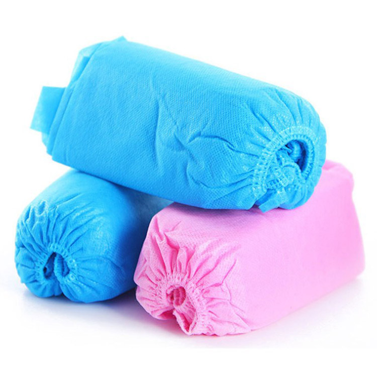 Pink Color Disposable TNT PP Non Woven Overshoes for Beauty and Salon