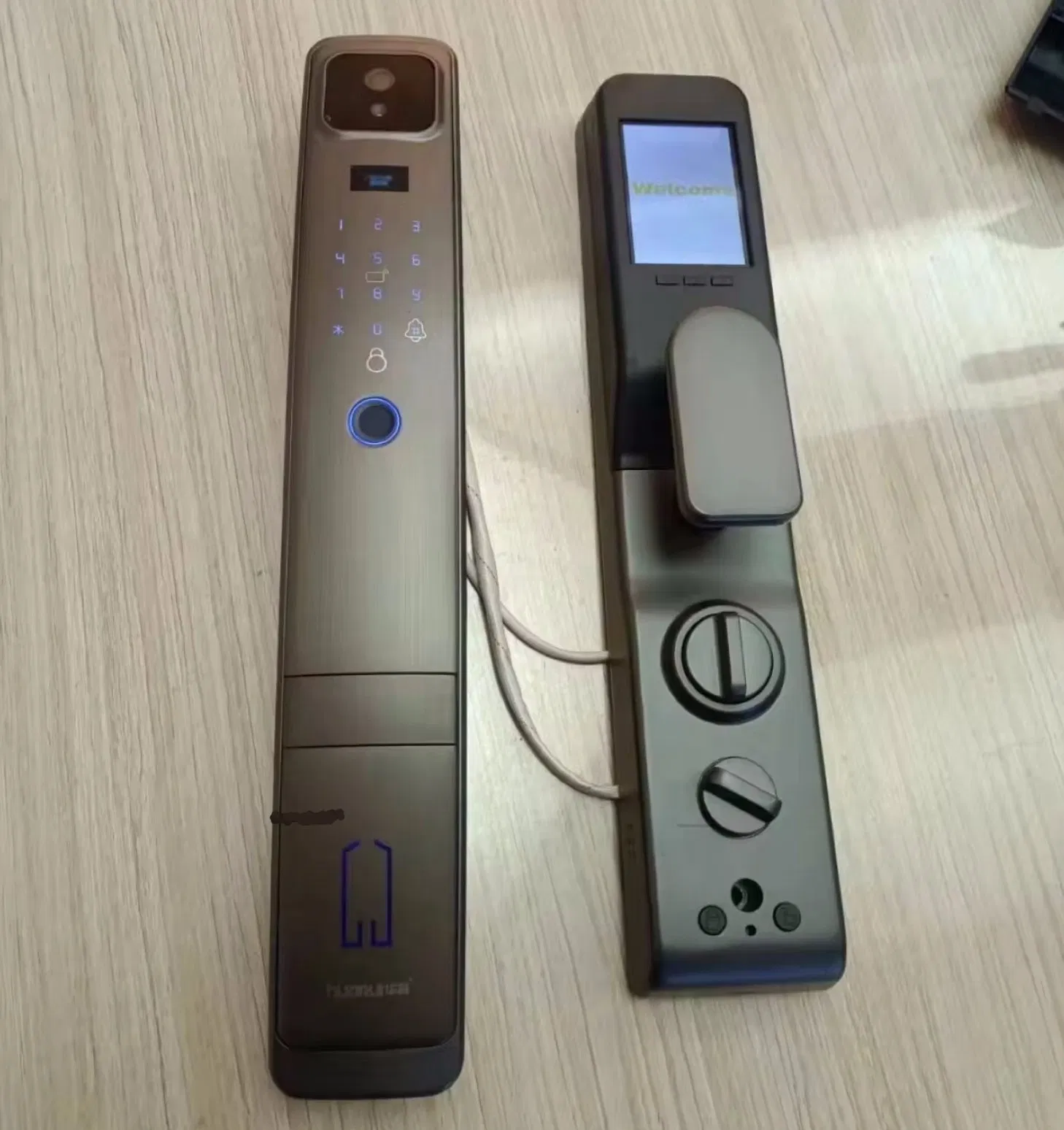 3D Face Recognition Fingerprint Smart Door Lock with 14-Language Biometric