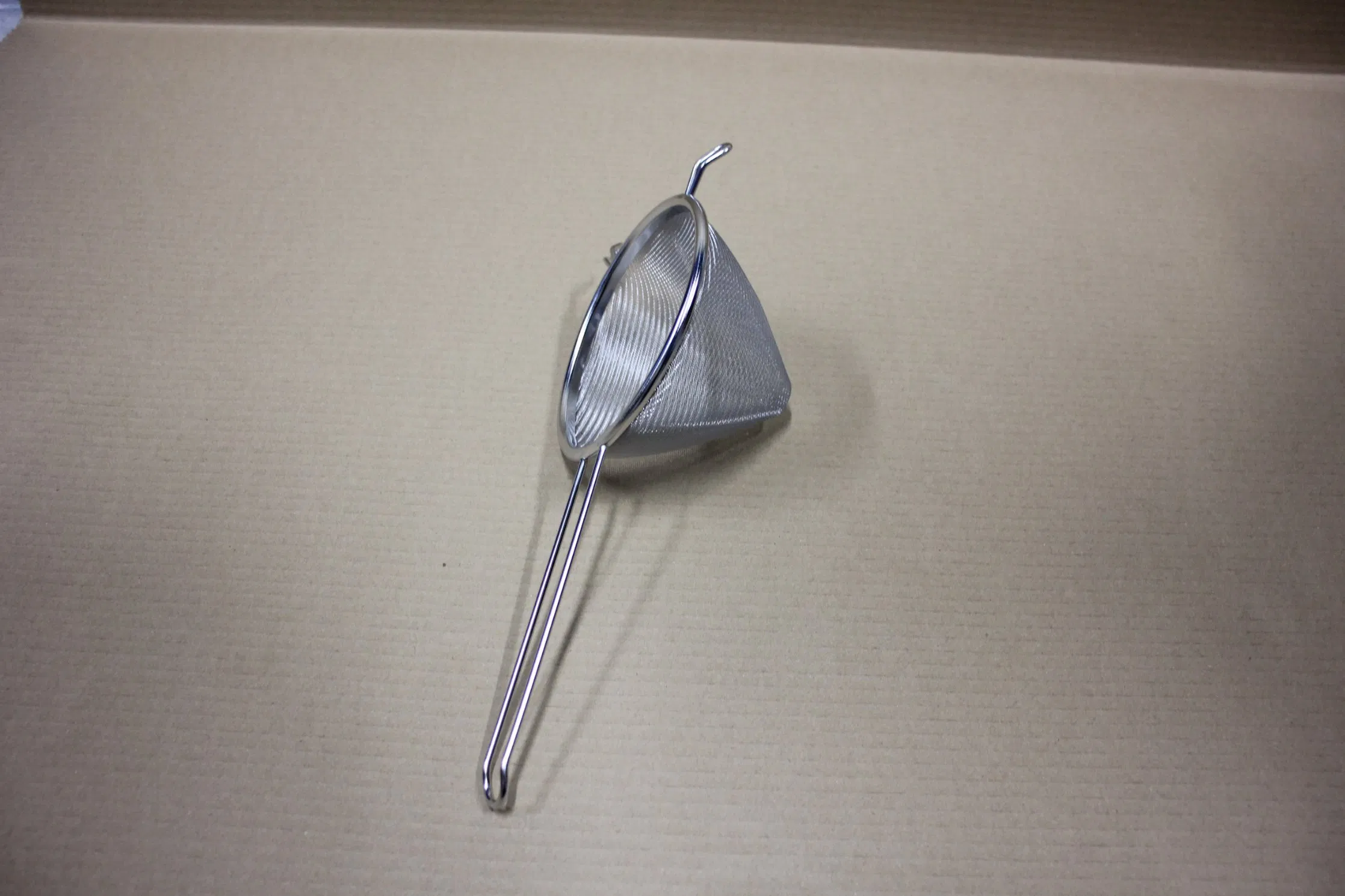 Filtering Soy Milk Fruit Juice Fish Soup 304 Stainless Steel Double-Ear Strainer