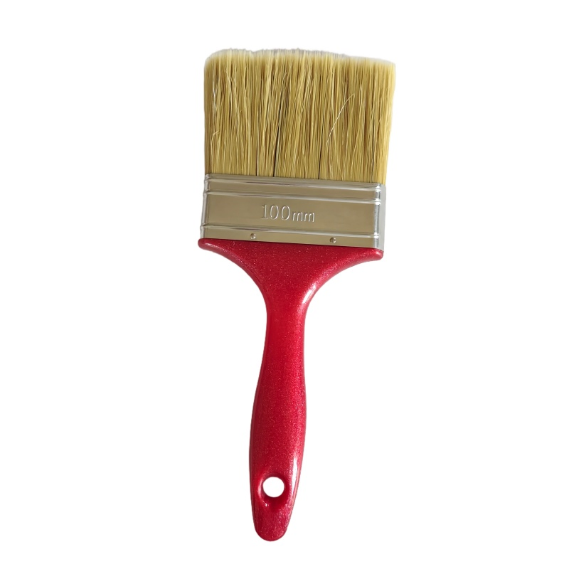 4"Plastic Handle Blended Bristle Paint Brush