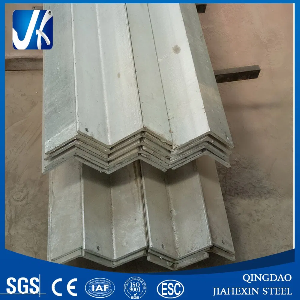 Steel Structure Parts Galvanized Steel Angle Steel for Q235orq345