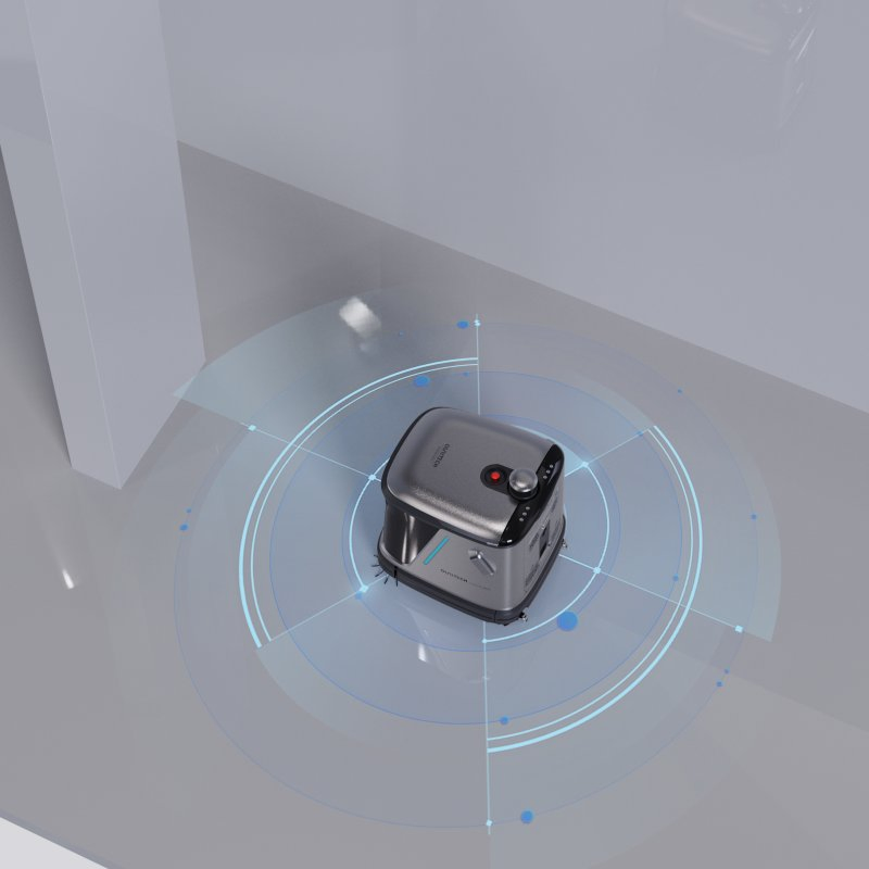 Commercial Lithium Iron Phosphate Battery Powered Robotic Scrubber Remote Monitoring Cleaning Robot