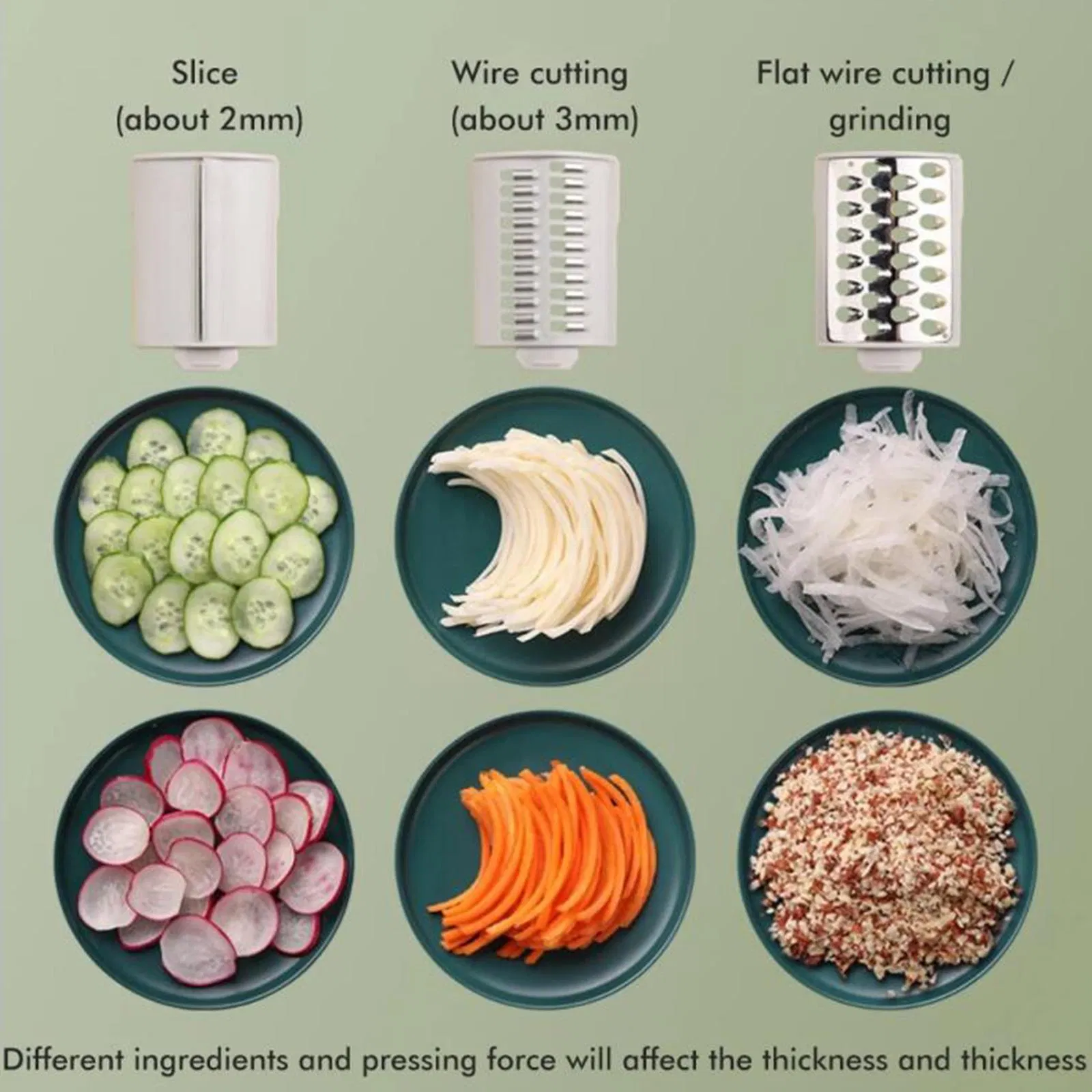 New Top Seller Multi Purpose Metal OEM Roller Vegetable Cutter Slicer Grater