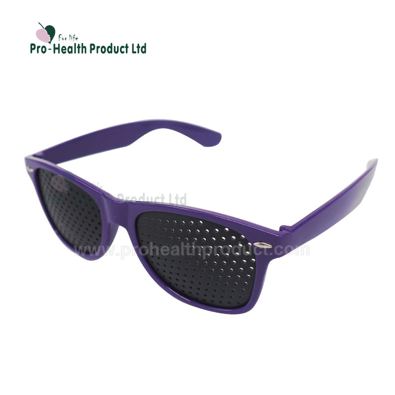 OEM Plastic Eye Care Pinhole Glasses With Custom logo Printing