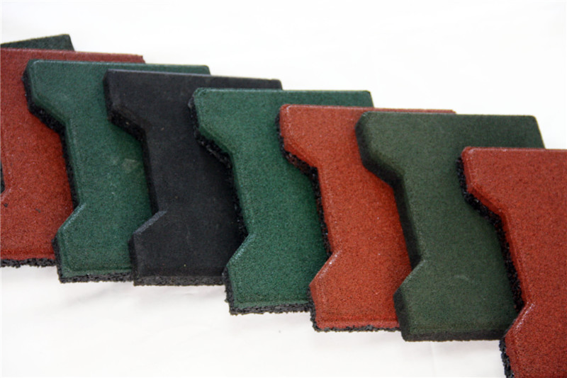 Walk Ways Rubber Paver Horse Pathway Amusement Park Playground Parking Lot